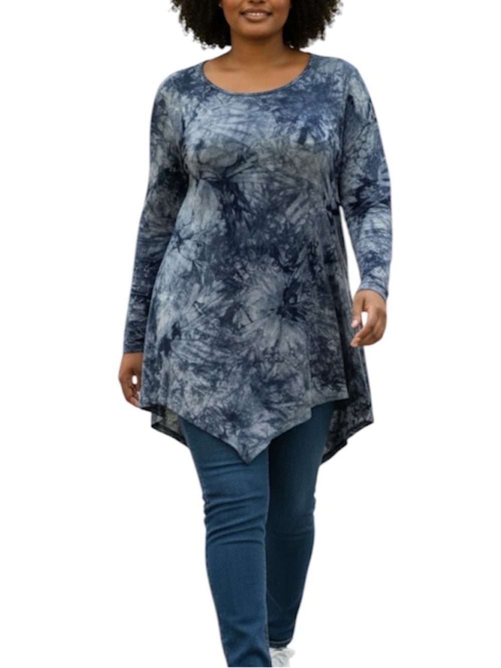 **NWT** Tie-Dye Handkerchief Lightweight Top